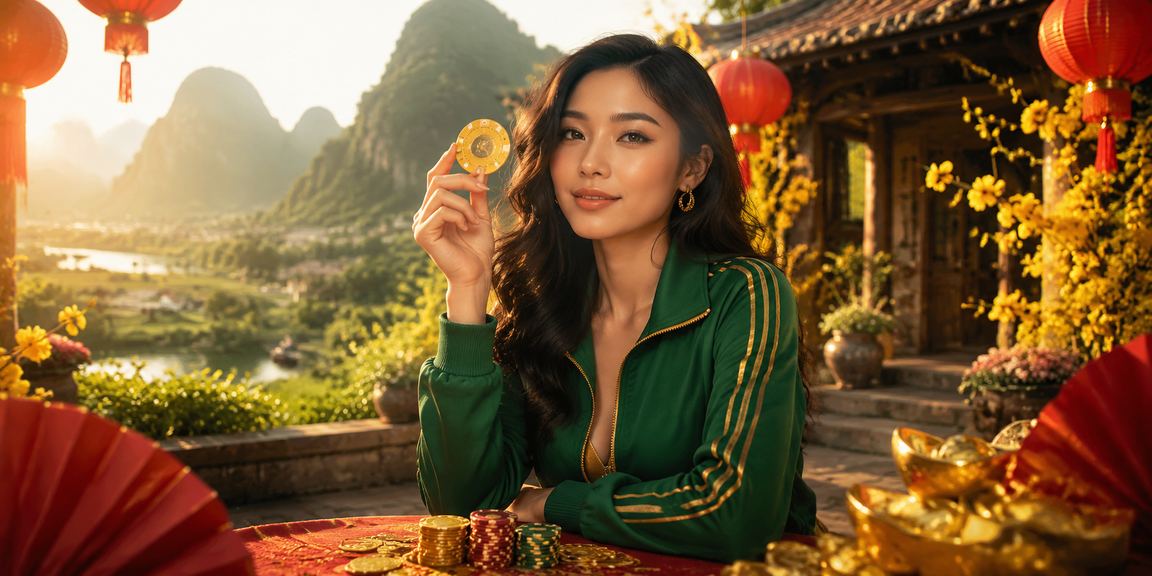 Không khí lễ hội giải trí casino sôi động tại Ninh Bình với ánh đèn nhiều màu sắc