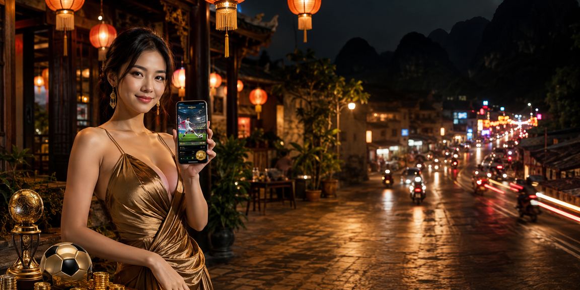 Người hâm mộ bóng đá theo dõi trận đấu và đặt cược tại chợ đêm Ninh Bình
