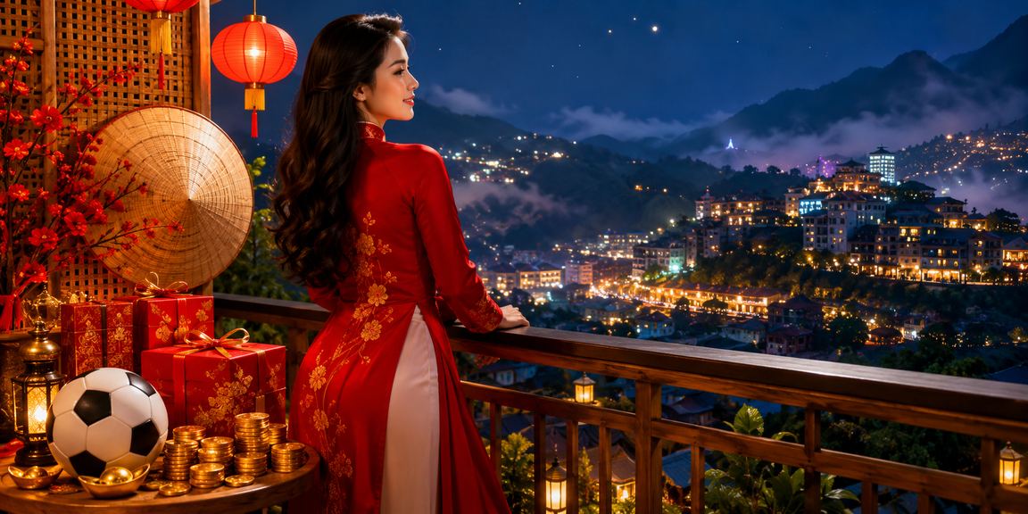 Người dùng tại Sa Pa xem bóng đá và đặt cược trên di động